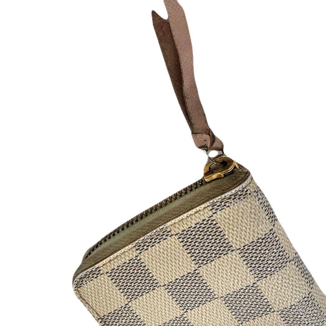 ルイヴィトン　ダミエ・アズール　ラウンドファスナー　ウォレット　長財布