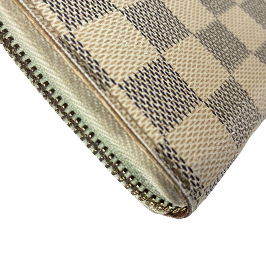 ルイヴィトン　ダミエ・アズール　ラウンドファスナー　ウォレット　長財布