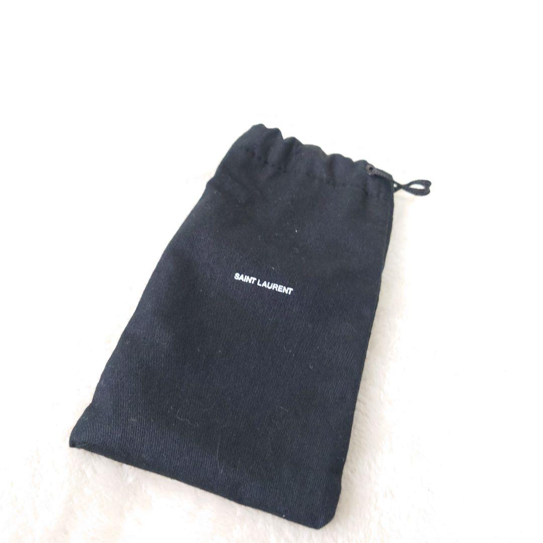 【極美品】サンローラン カサンドラ スリムキーケース 4連 YSLロゴ ブラック