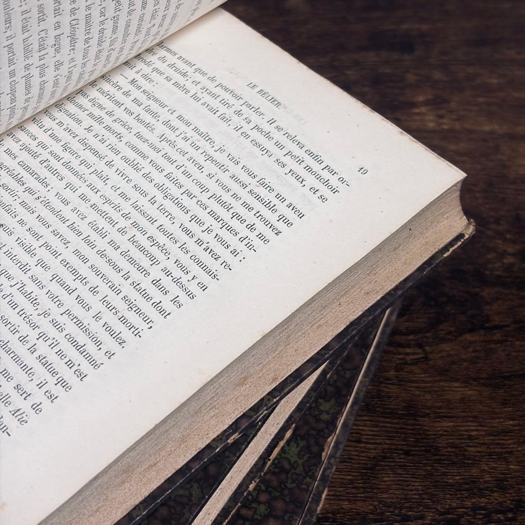 革装丁の洋書【3set】　古書　アンティーク　ヴィンテージ