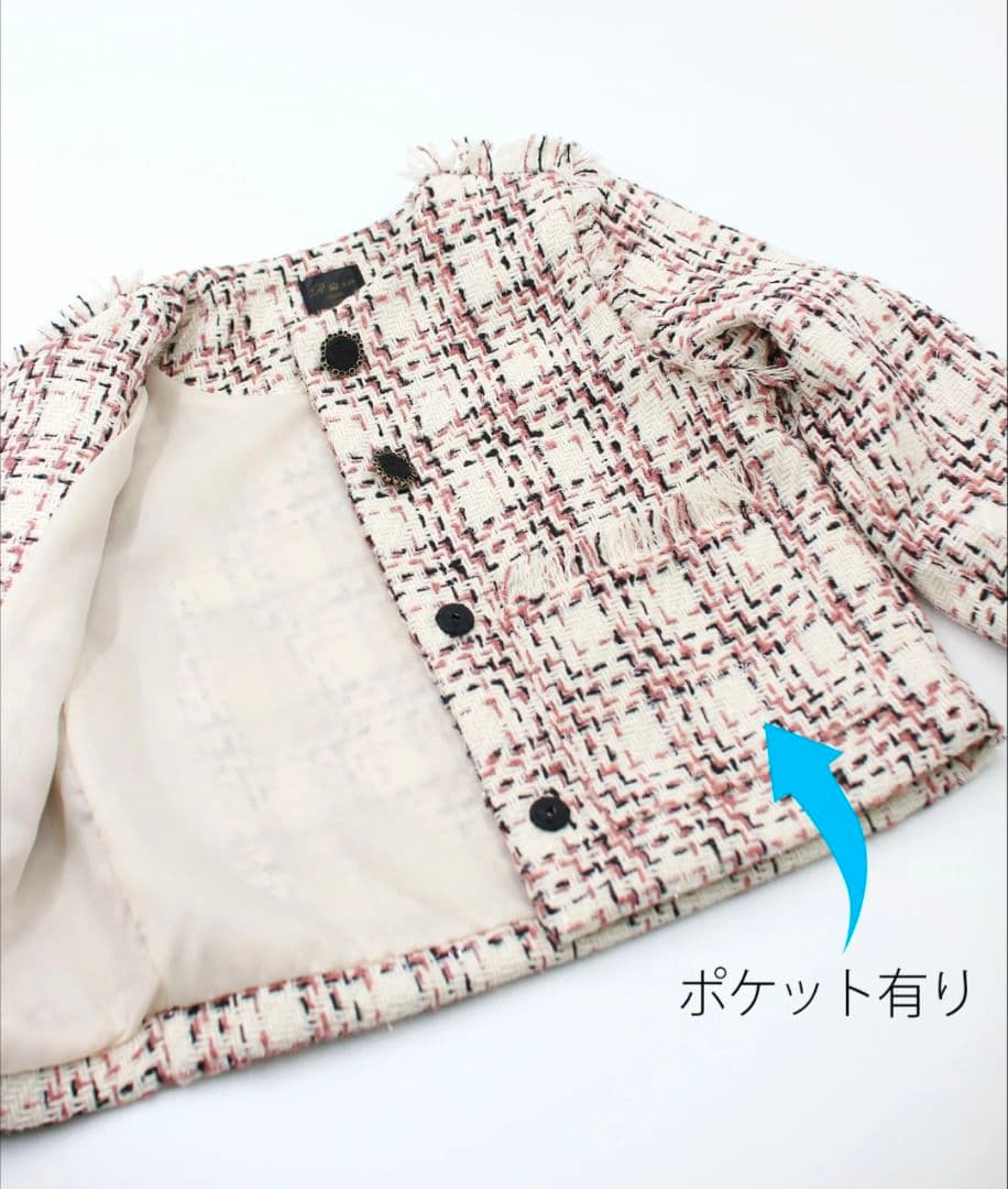 ツイードセットアップ　110cm　フォーマル