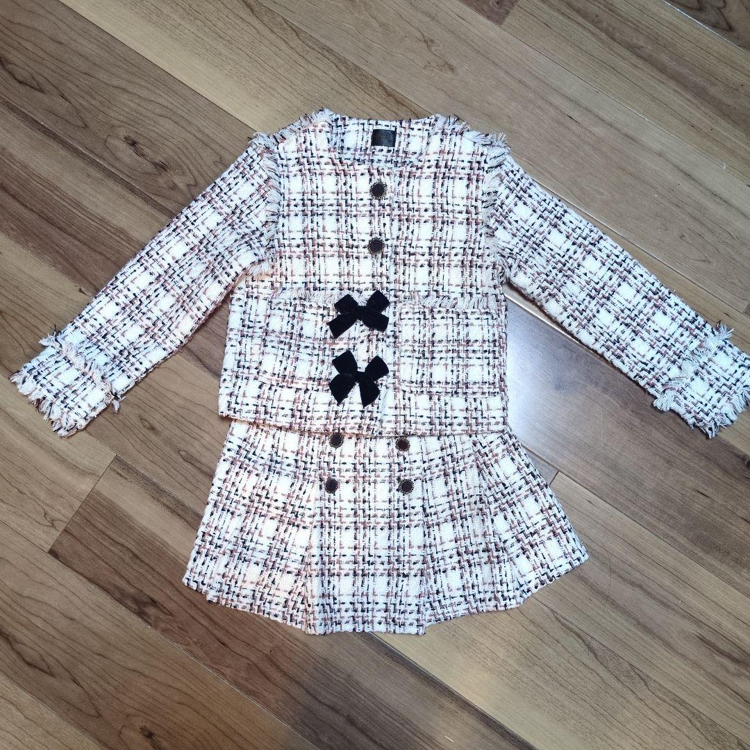 ツイードセットアップ　110cm　フォーマル