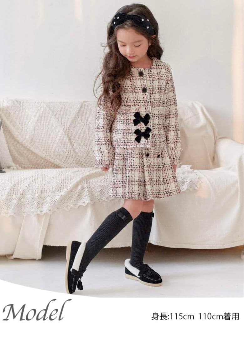 ツイードセットアップ　110cm　フォーマル