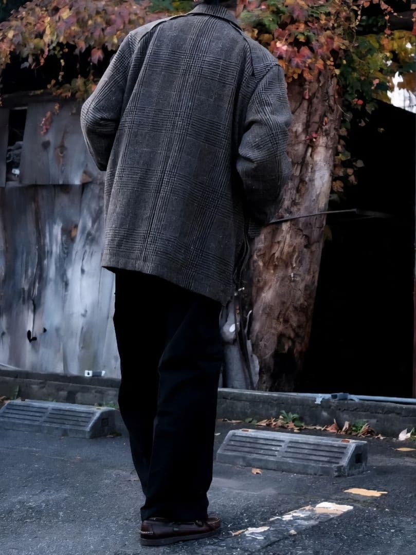 ほぼ未使用 定価13万 Caledoor British wool カバーオール