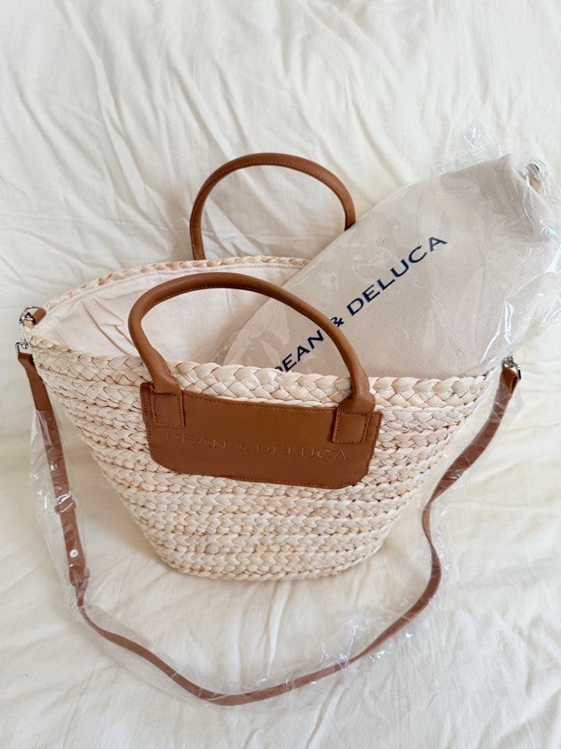 DEAN & DELUCA/保冷ポーチ付かごバッグ