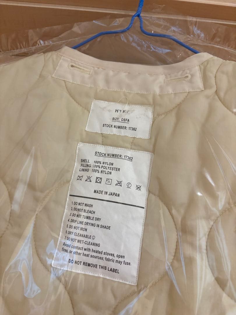 ハイク HYKE QUILTED CROPPED VEST レディース OSFA