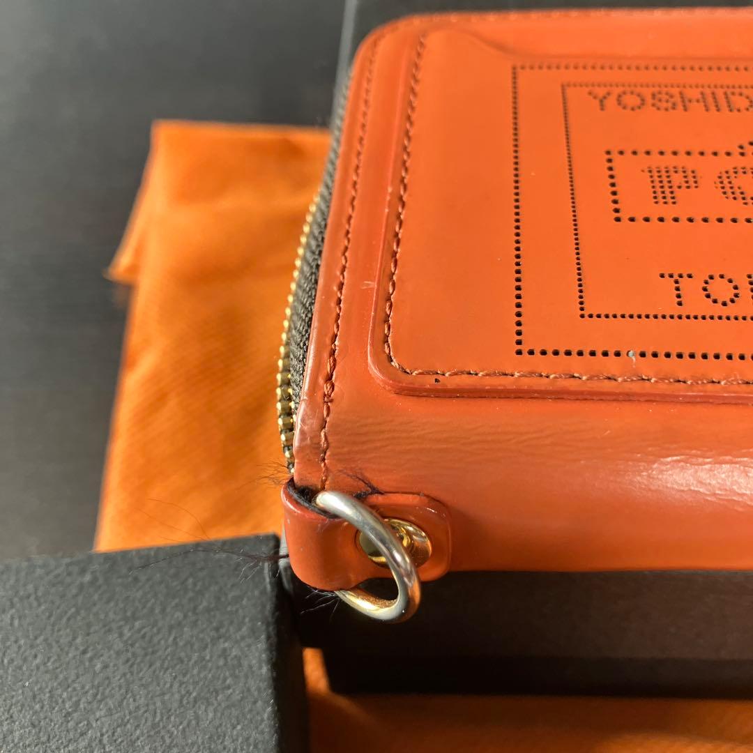 PORTER オレンジレザーキーケース