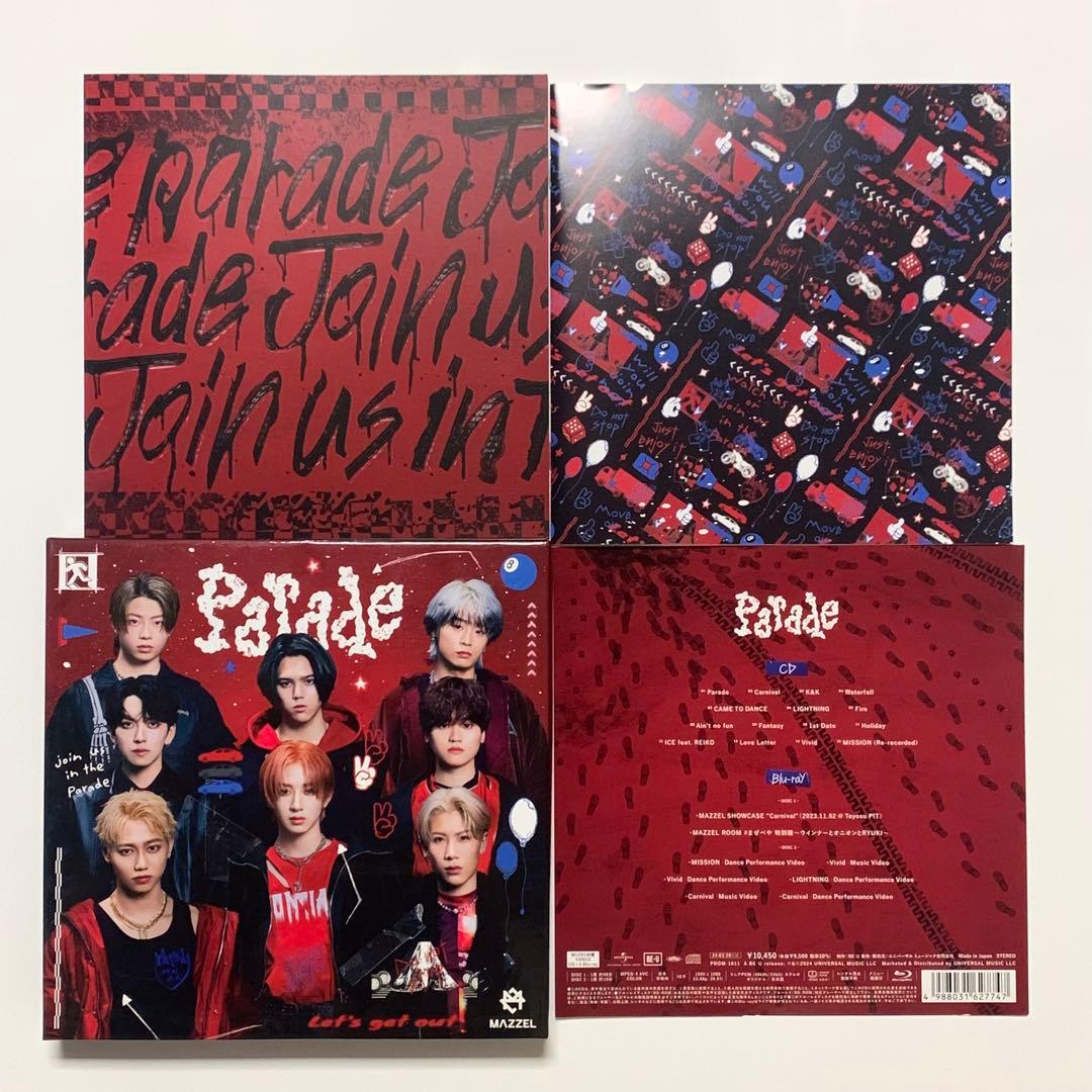 MAZZEL Parade MUZEUM盤 FC限定盤 CD+2Blu-ray