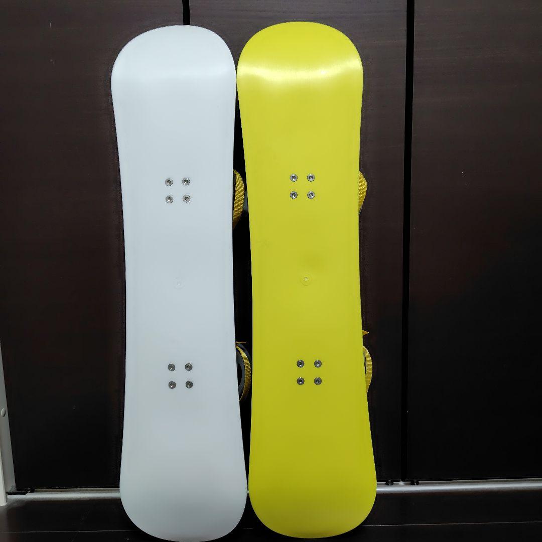 イエロー ホワイト スノーボード