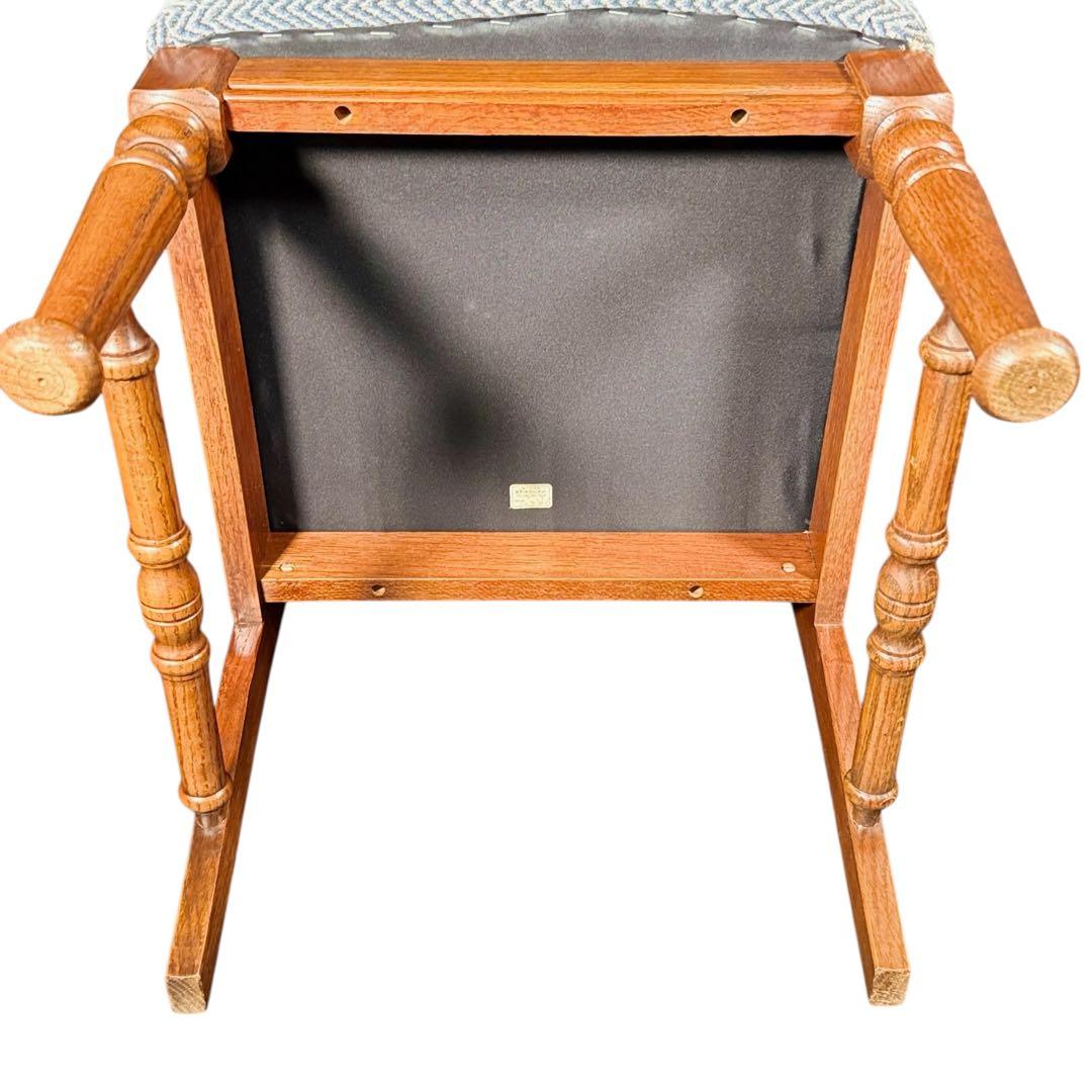 HR805 三越ブルージュ　アームレスチェア　ダイニングチェア