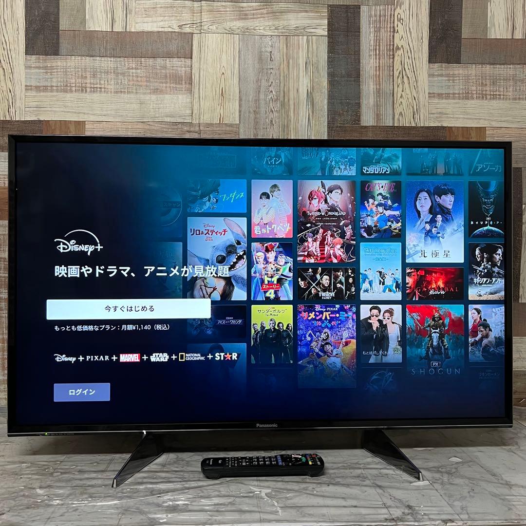 あぱっちさんパナソニック 43V型4K液晶テレビ スマートビエラ アプリ多数◎