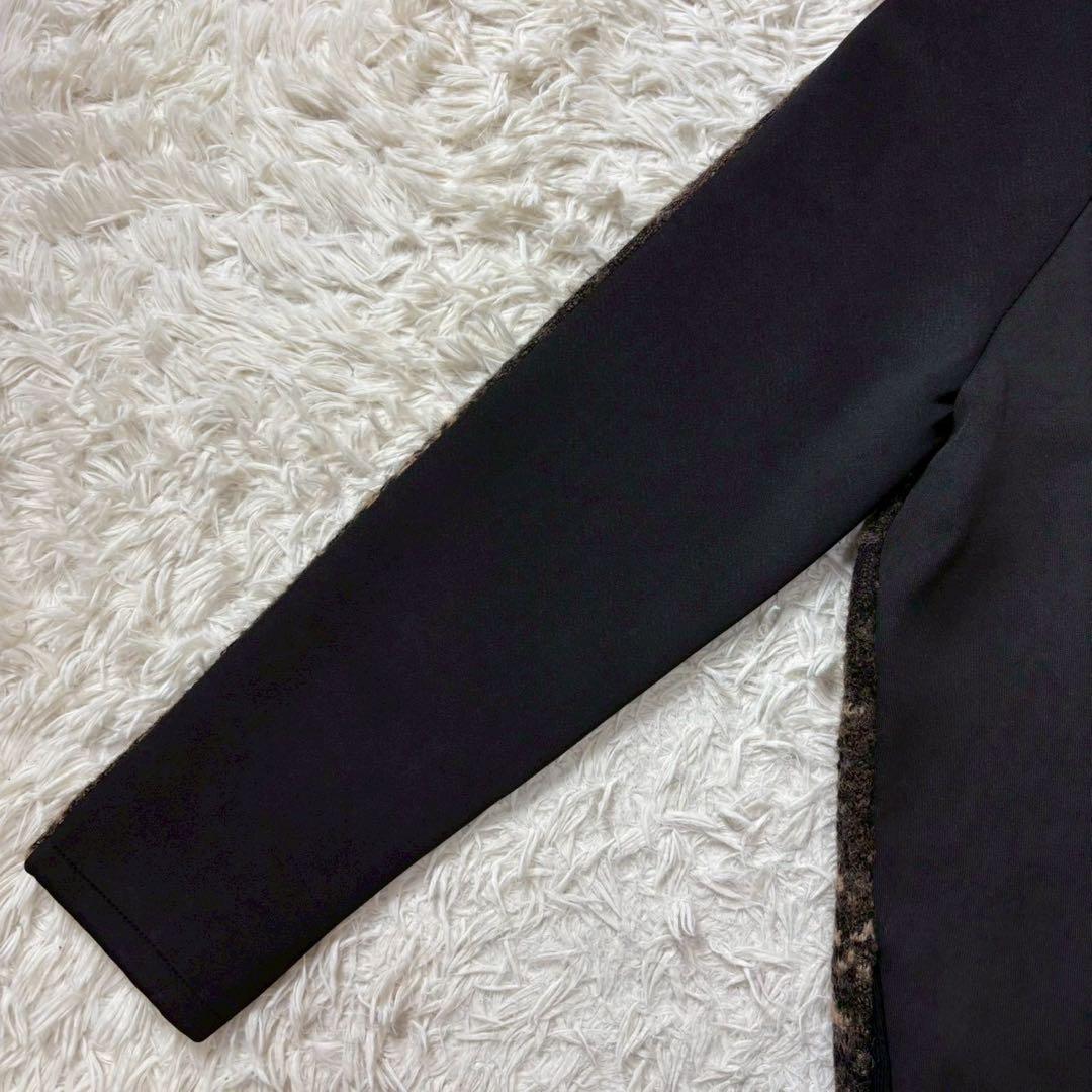 美品 CLASS roberto cavalli ロングコート　アニマル　モヘア