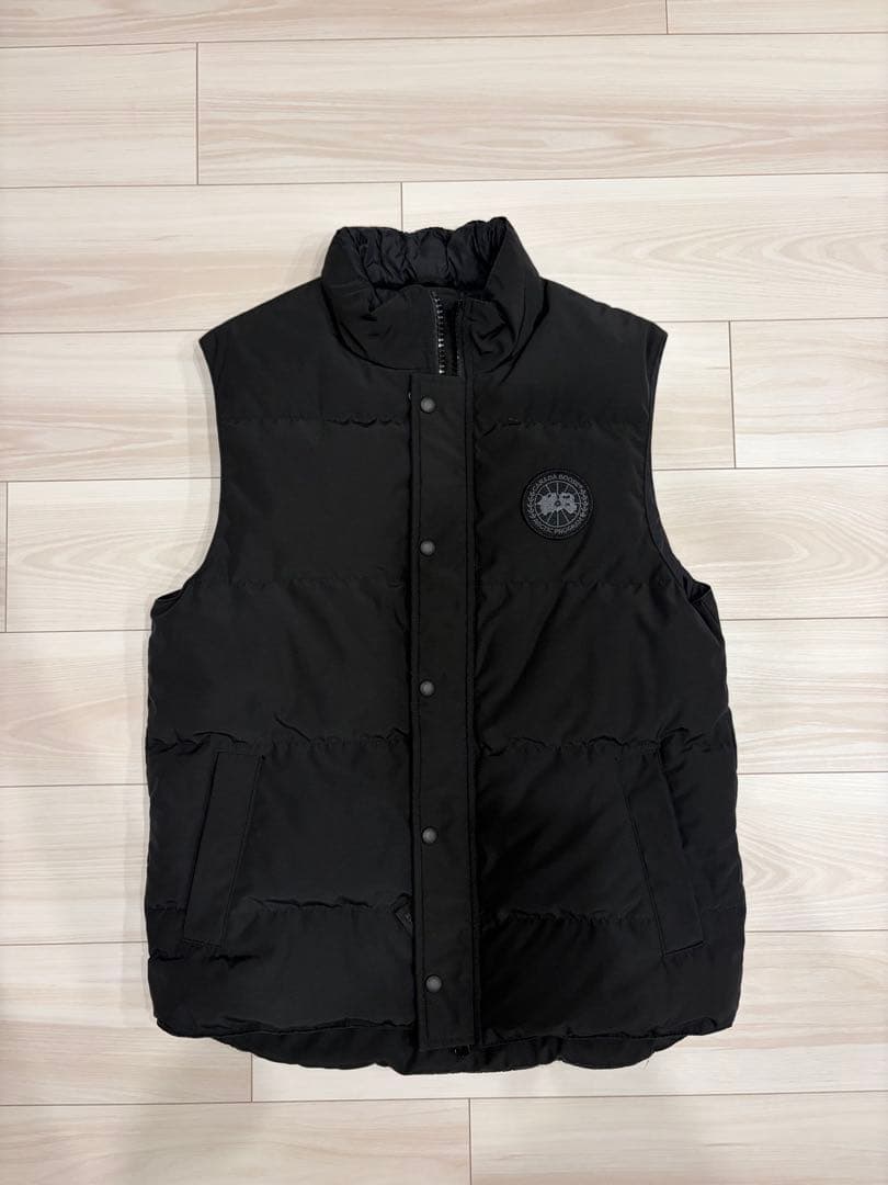 AZUI 美品◎ カナダグース ダウンベスト ブラックレーベル