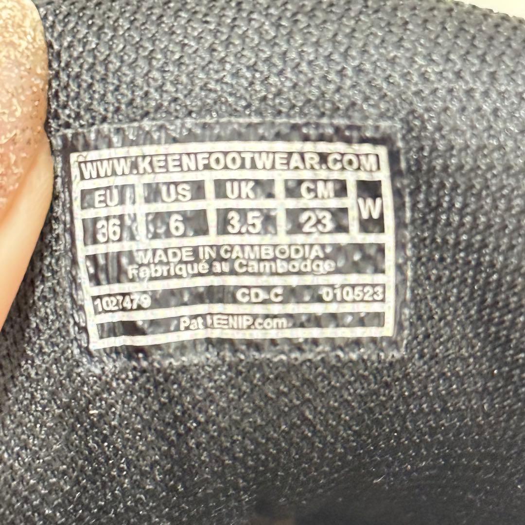 キーン KEEN ダブルケー WK400 23cm ブラック 未使用級