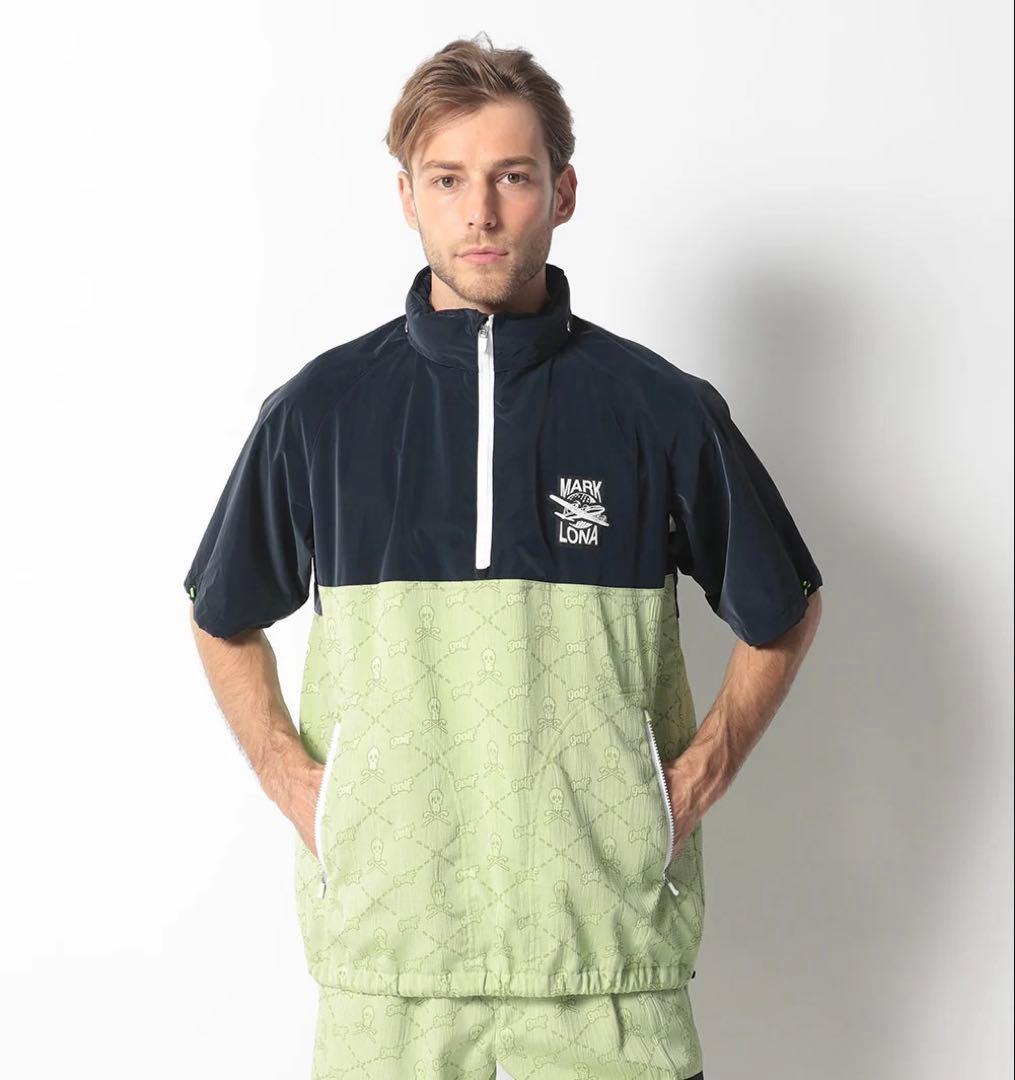 ゆー様♪ 新品 MARK&LONA 半袖プルオーバー ブルゾン マーク&ロナ