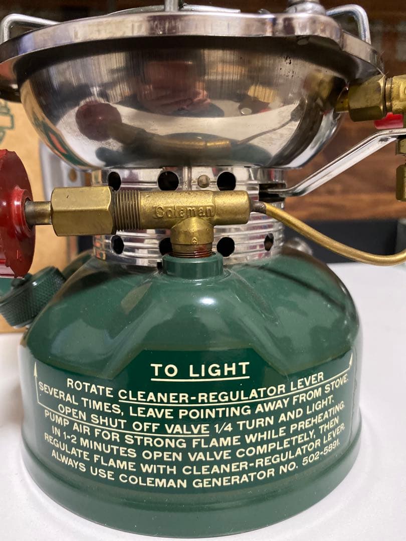 Coleman コールマン 502 stove 70年5月製　とてもきれい