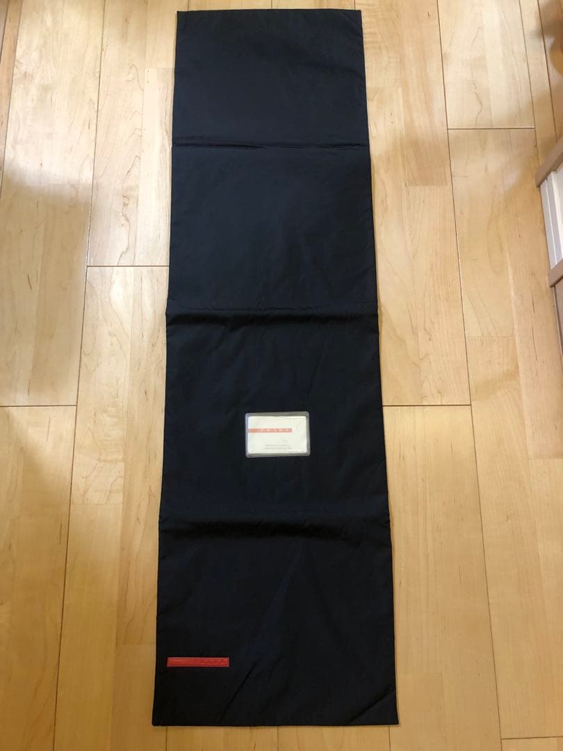 最終価格　美品　PRADAスポーツブラックナイロンマフラー