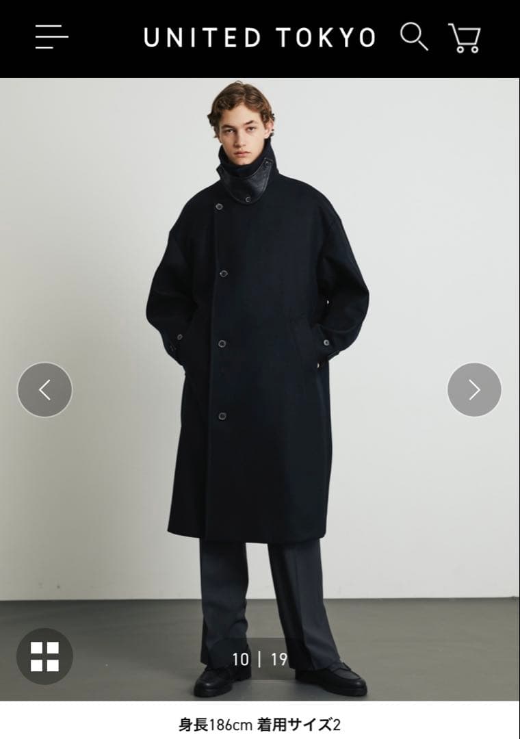 UNITED TOKYO ×EX Super180s メルトンコート 10周年