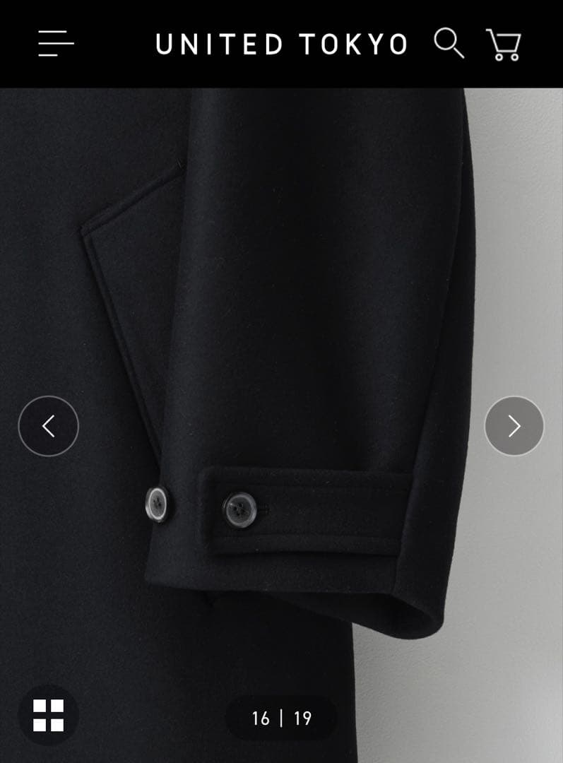 UNITED TOKYO ×EX Super180s メルトンコート 10周年