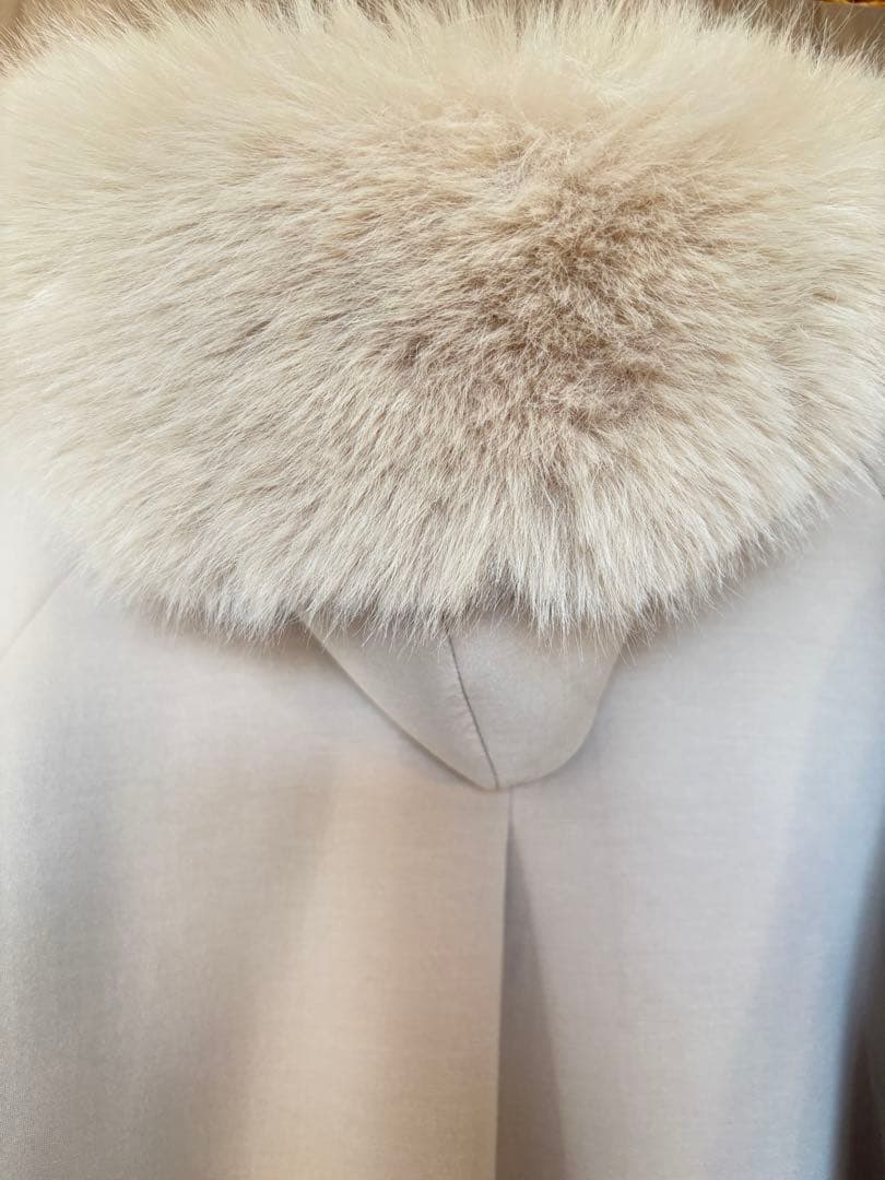 メリークリスマス値下げ　新品　エコファーポンチョアウター