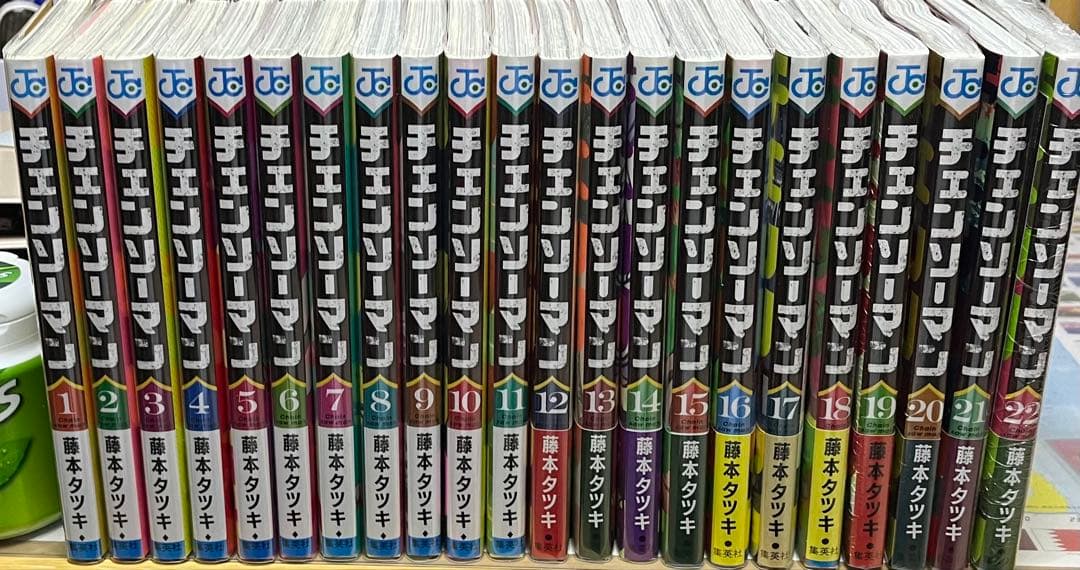 チェンソーマン 全巻 22巻 特典 ポストカード クリアカバー付き