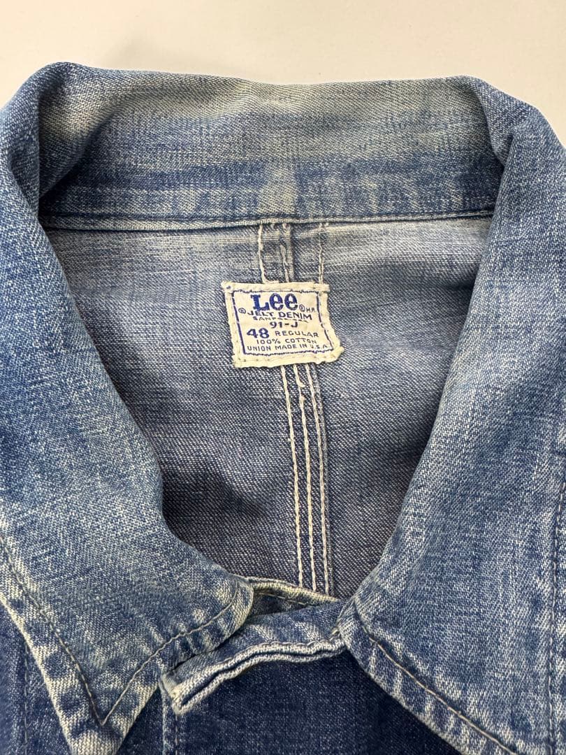 希少50s60s70s Lee 91-J 48 ビッグサイズ カバーオール