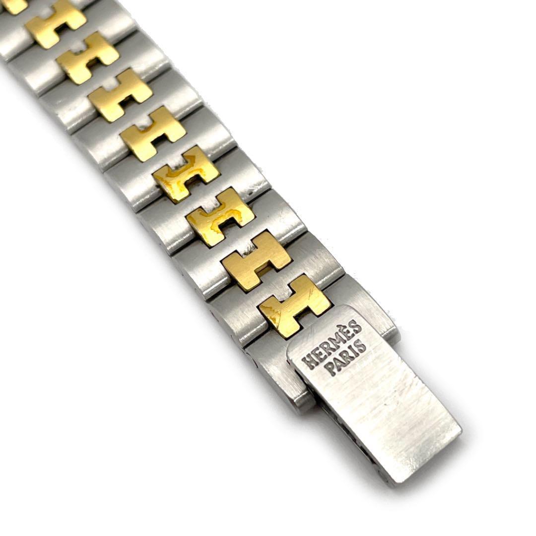 【電池交換済】エルメス プロフィール レディース腕時計 コンビ 29M34