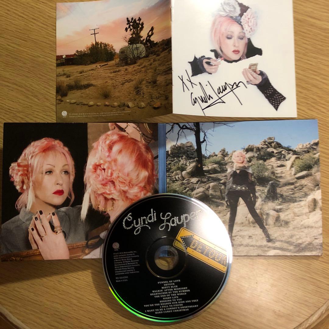 貴重❗️CYNDI LAUPER,直筆サインCD シンディ・ローパー
