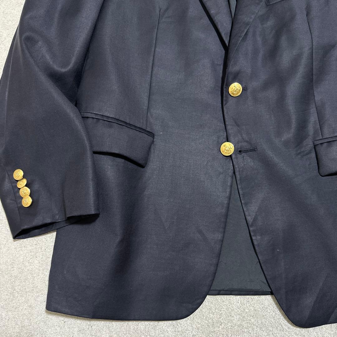 2XL 大きいサイズ‼️ラルフローレン　紺ブレザー　金ボタン　ネイビー　テーラード