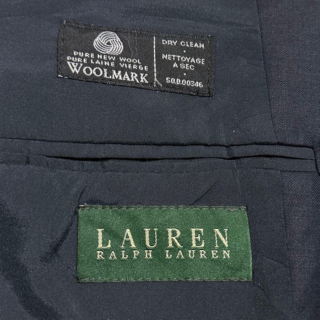 2XL 大きいサイズ‼️ラルフローレン　紺ブレザー　金ボタン　ネイビー　テーラード