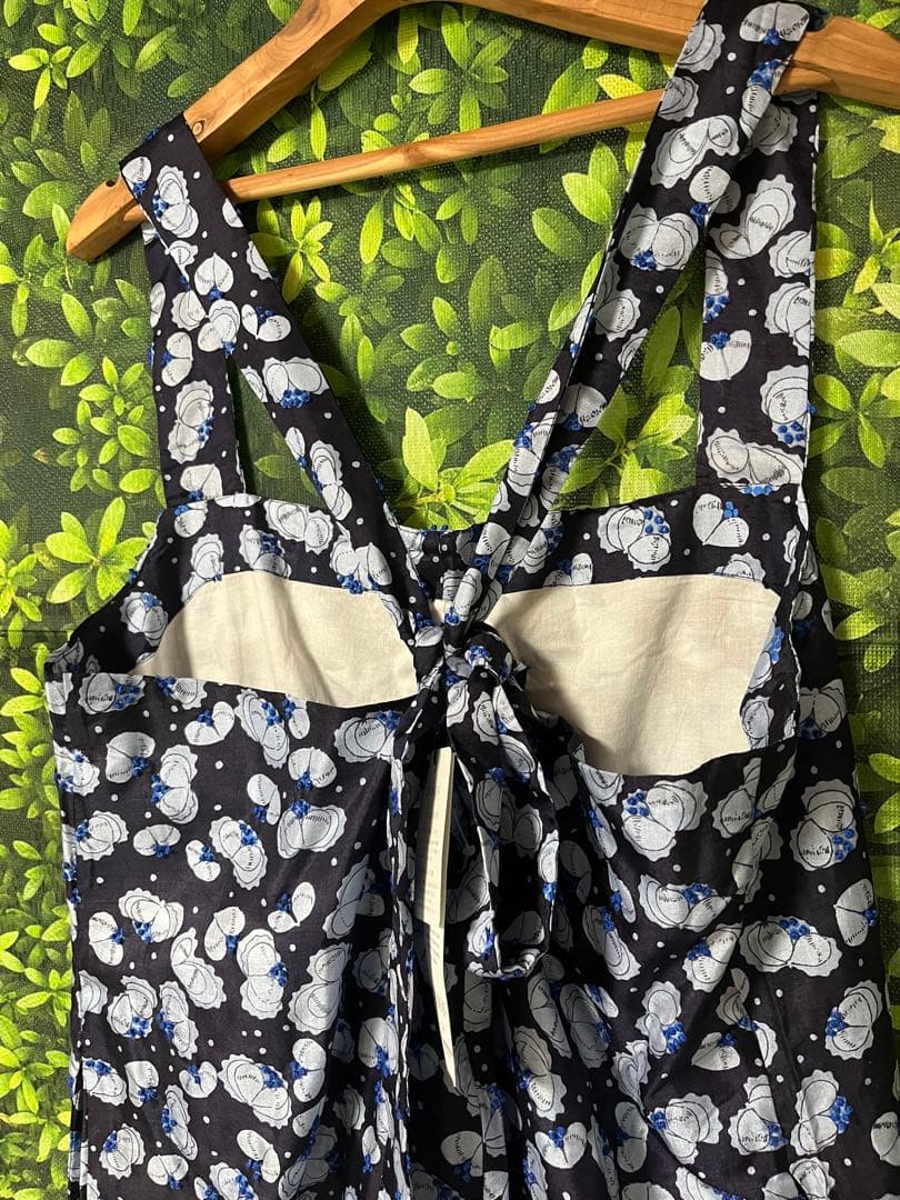 BUNON ブノン　エンブロイダリーオーバーオール