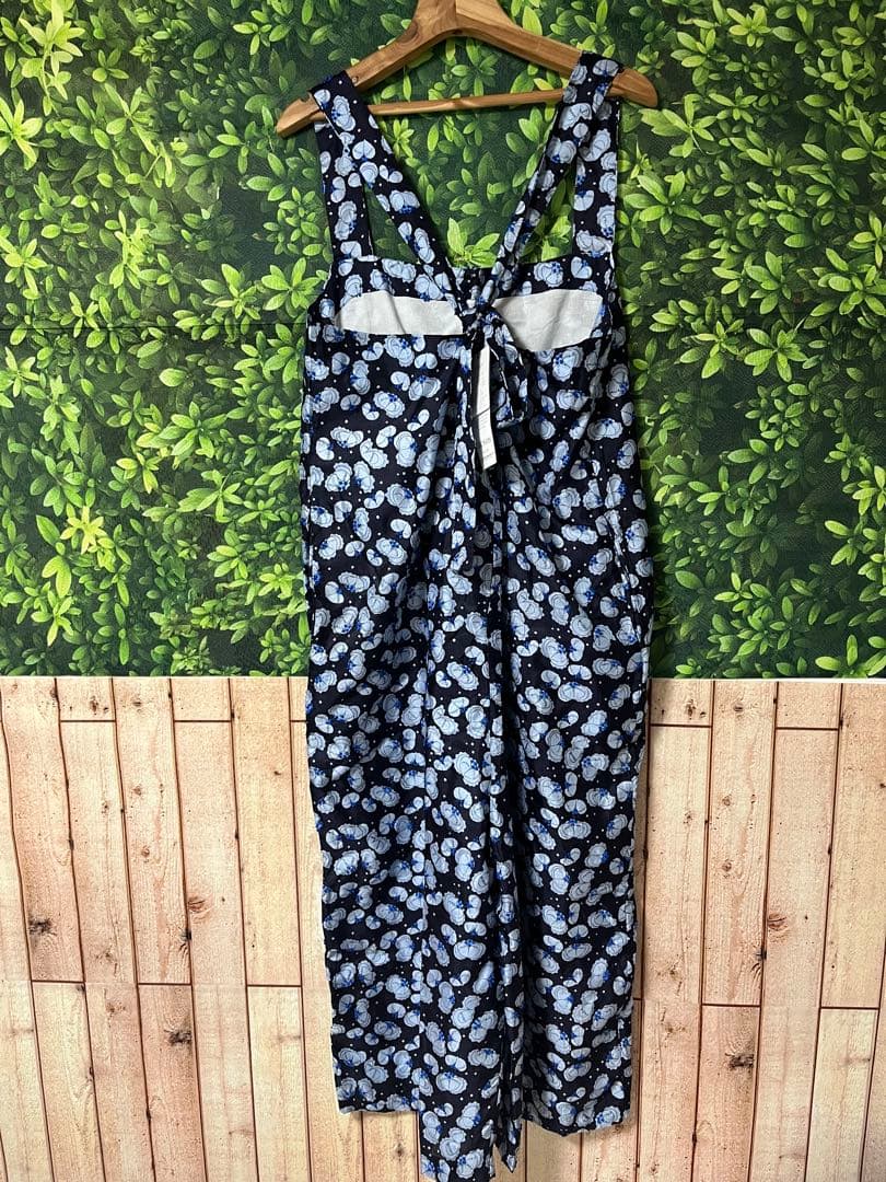 BUNON ブノン　エンブロイダリーオーバーオール