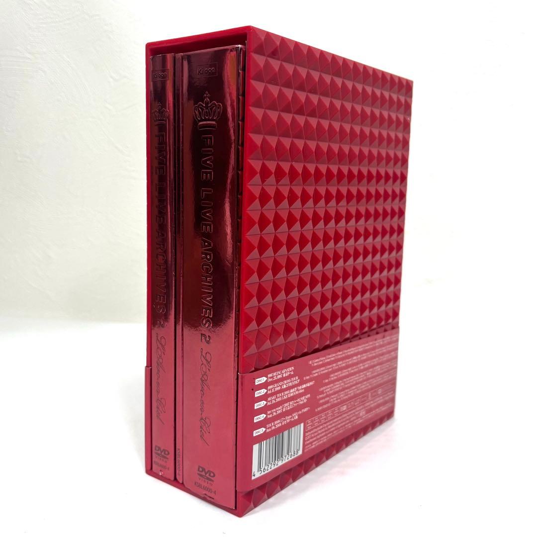 ★完全生産限定盤★FIVE LIVE ARCHIVES2 ラルク　DVD5巻組
