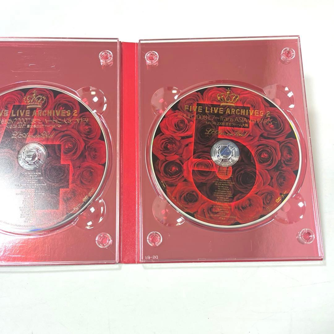 ★完全生産限定盤★FIVE LIVE ARCHIVES2 ラルク　DVD5巻組