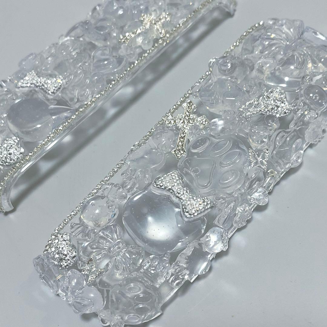 カニ　IQOSケースデコ　イルマデコ　透明　うるうる　氷　2点まとめ買い