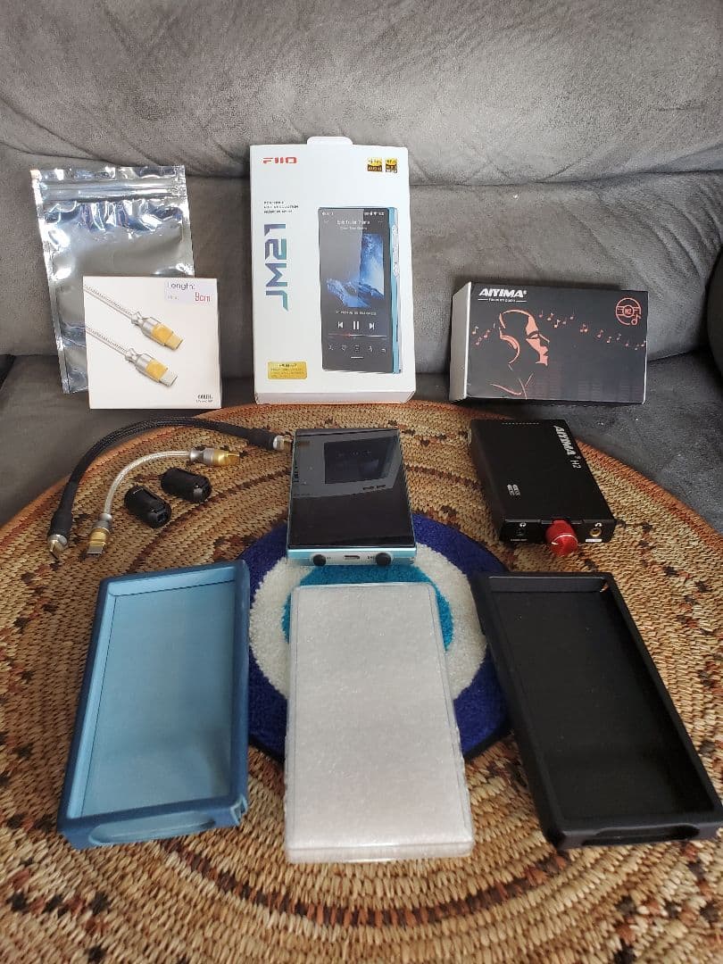 (本日限定特価)FiiO JM21 + 中華アンプ＋イヤホン3本ほか付属品多数