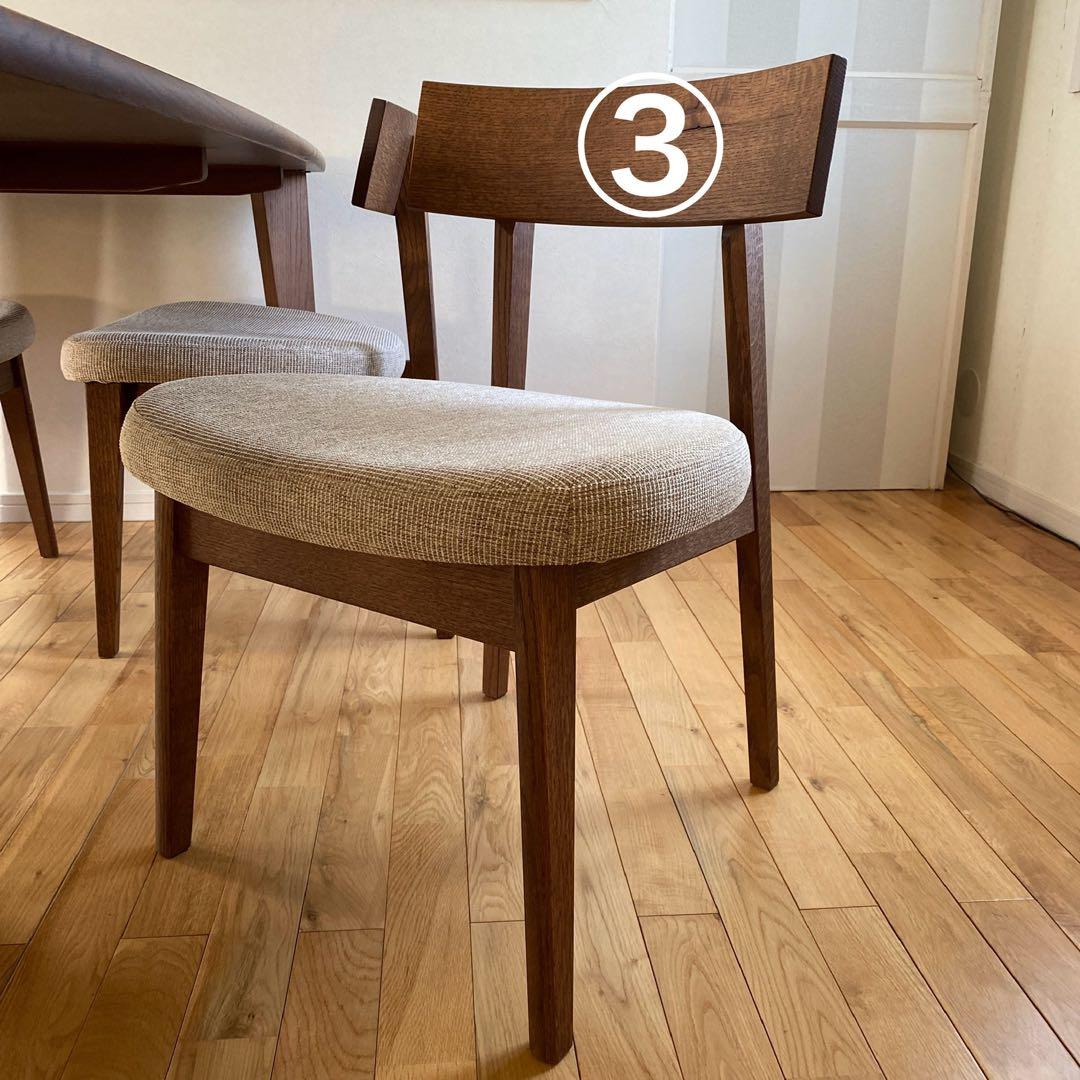 【飛騨産業】椅子③／ダイニングチェア キツツキマーク＊ダイニング5点セット＊