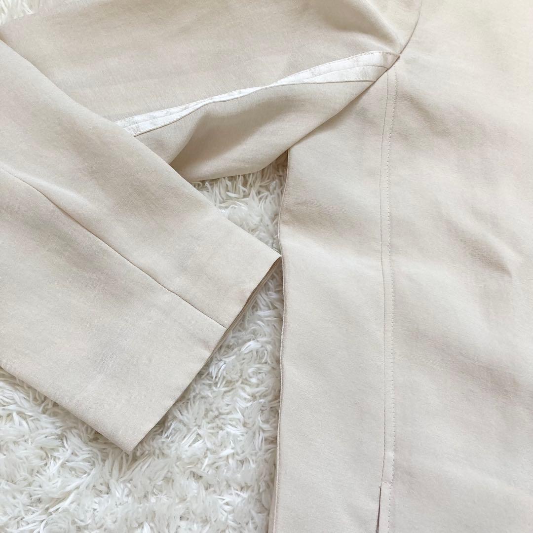 未使用✨️タグ付 24SS スタイリング バックサテンジャケット アイボリー 0