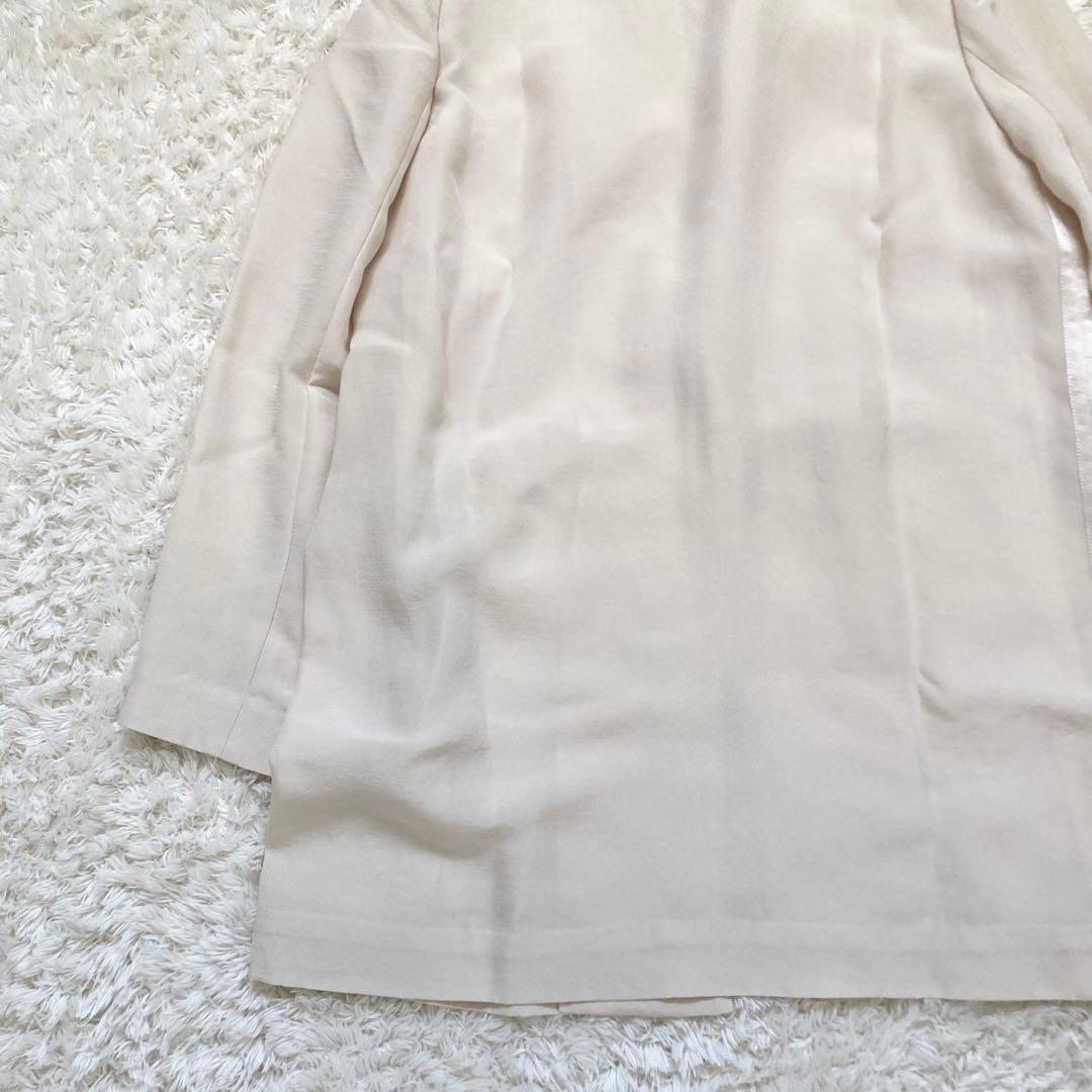 未使用✨️タグ付 24SS スタイリング バックサテンジャケット アイボリー 0