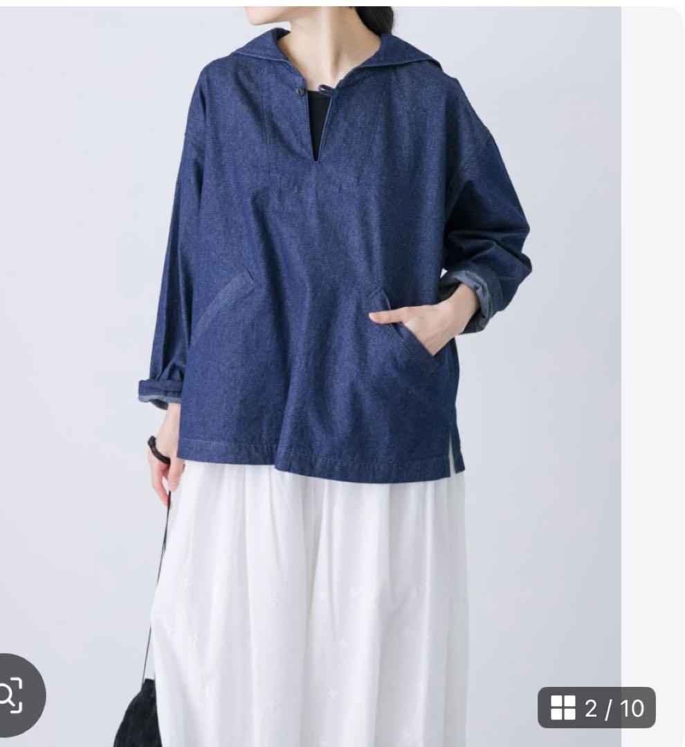 かぐれ デニムセーラープルオーバー《INDIGO》アーバンリサーチ