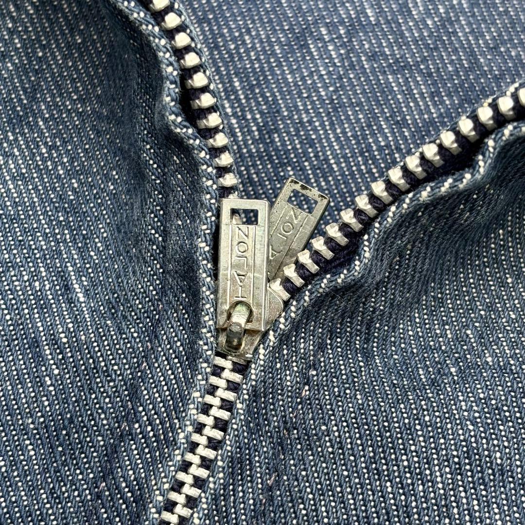 50sリバーシブル デニム セーラージャケット シャンブレー　talon