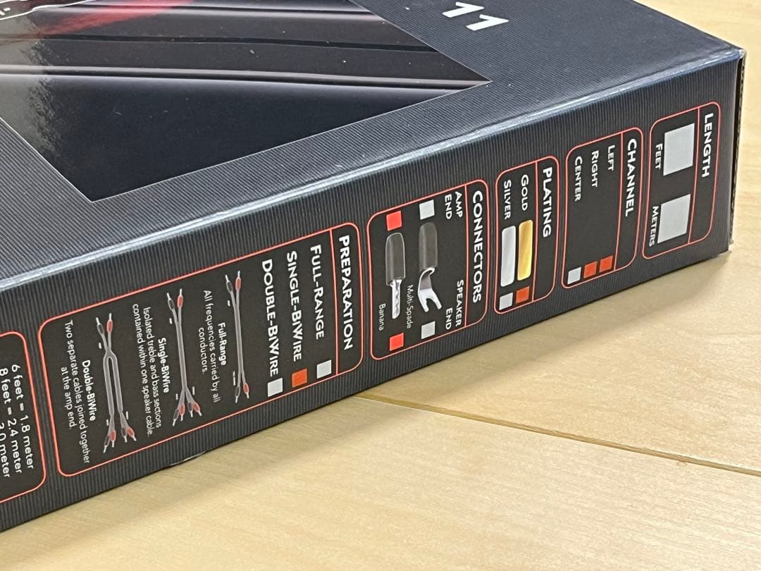 【未使用】オーディオクエストaudioquest Rocket 11 3mペア