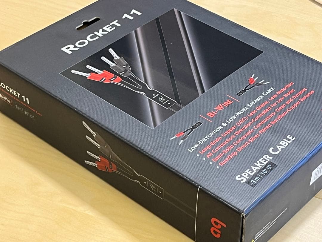 【未使用】オーディオクエストaudioquest Rocket 11 3mペア