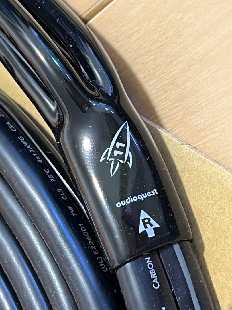 【未使用】オーディオクエストaudioquest Rocket 11 3mペア