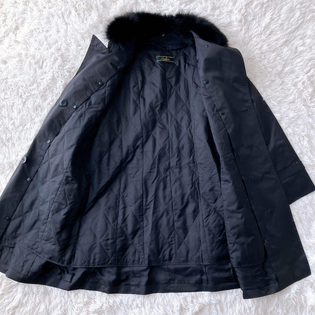 Leilian レリアン コート ダウンライナー フォックスファー LL