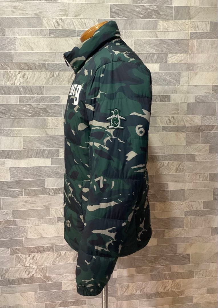 美品　MUNSINGWEAR｜マンシングウェア　ダウンジャケット　軽量　迷彩　M
