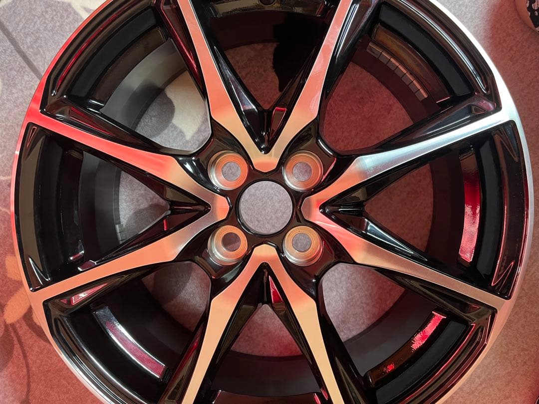 アクア GRホイールのみ1本17インチアルミホイール スポークデザイン　美品