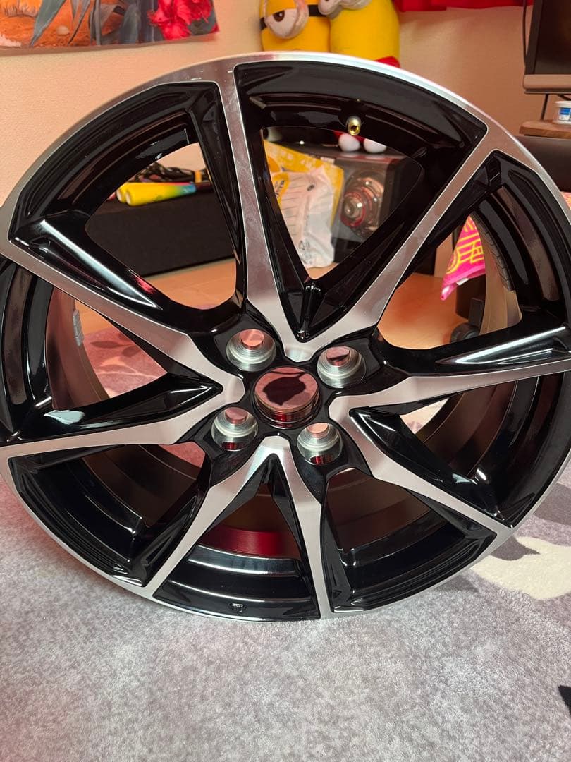 アクア GRホイールのみ1本17インチアルミホイール スポークデザイン　美品