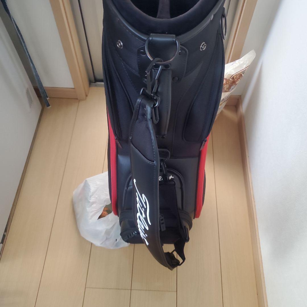 Titleist ゴルフバッグ ブラック/レッド