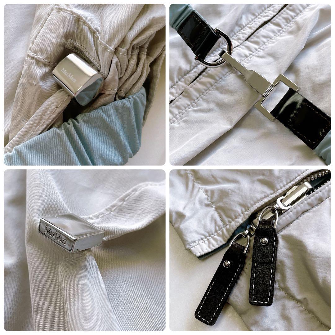 近年モデル✨マックスマーラ ナイロンコート リバーシブル 大きいサイズ 44